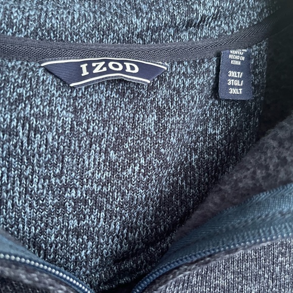 Izod 3XLT Navy Blue Heather Pullover - Brand New with Tags - Picture 4 of 5